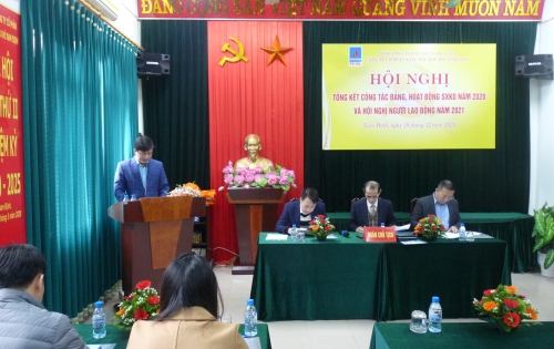 PVOIL Nam Định tổ chức Hội nghị Tổng kết công tác Đảng, hoạt động SXKD năm 2020 và Hội nghị người lao động năm 2021