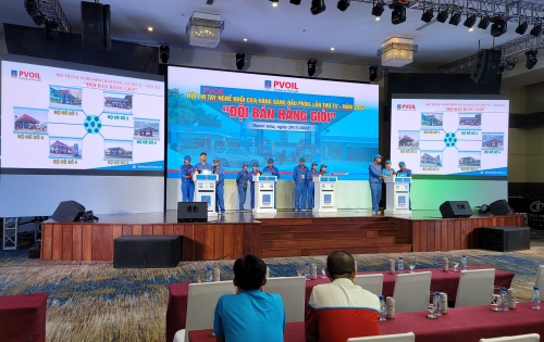 PVOIL Nam Định đạt giải 3 Hội thi tay nghề khối CHXD PVOIL lần thứ 4