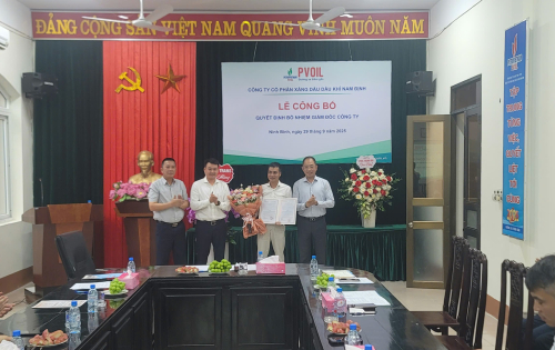 PVOIL Nam Định có tân Giám đốc Công ty